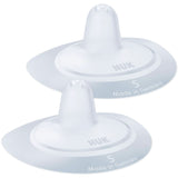 Paracapezzoli NUK | Paracapezzoli per l'allattamento al seno | Protegge dai capezzoli irritati | Silicone sottile | Taglia S (16 mm) | 2 pezzi Accessori per Alimenti e Allattamento Naty Shop
