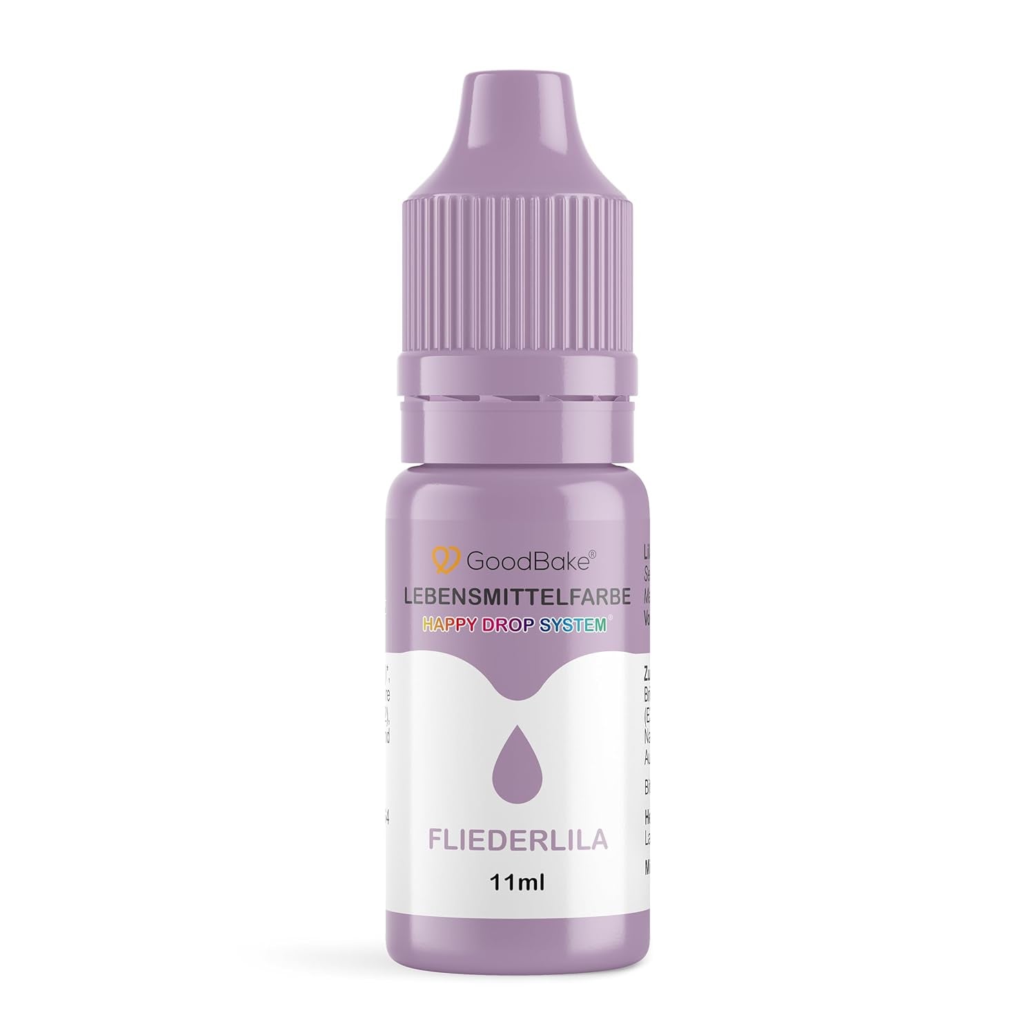 Goodbake Pastel Lilac Food Color (11 ml) - Colorante alimentare ad alto dosaggio - Per colorare torte, fondente, crema al burro, macarons, bevande, slime e molti altri oggetti. 100% vegano