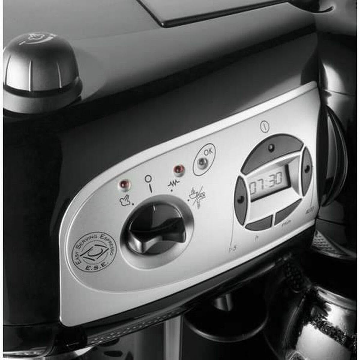 De'Longhi BCO264.1 Macchina per caffè espresso e caffè in uno, con pompa, nero, 38 x 24 x 35 cm