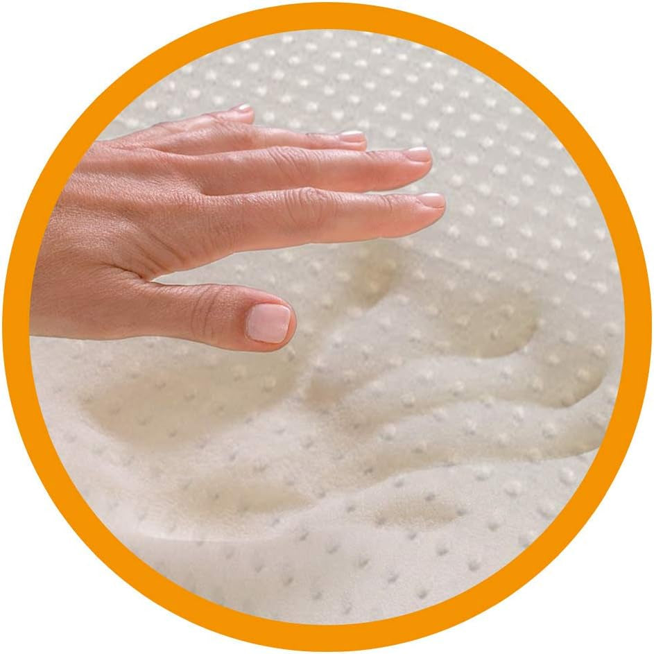 Marcapiuma cuscino memory foam, verde, naturale, alle erbe, 2 pezzi Cuscini standard Naty Shop