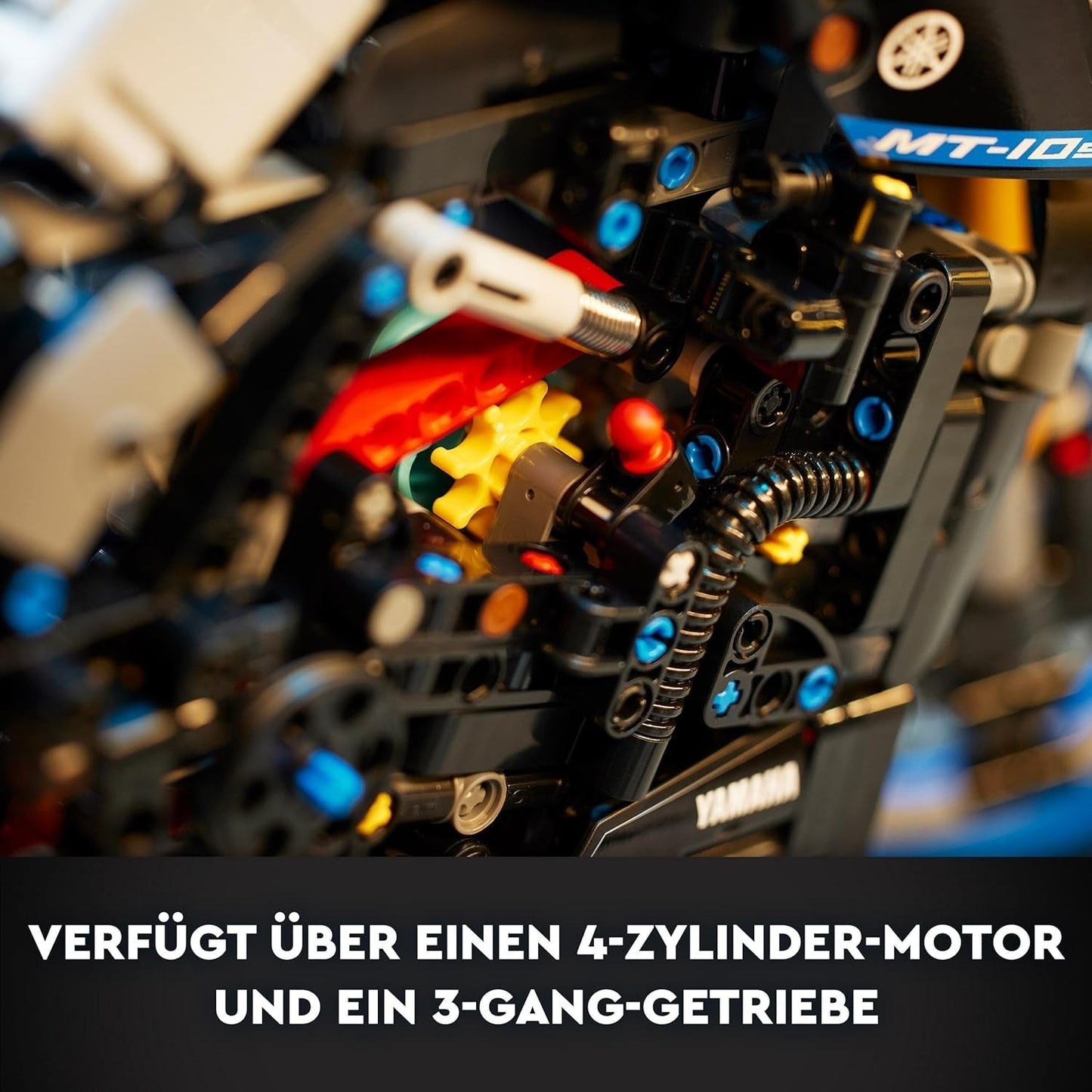 LEGO Technic 42159 Kit modello di motocicletta Yamaha MT-10 SP per adulti, modello autentico di veicolo con motore a 4 cilindri, sterzo funzionale e app AR, regalo per uomini e donne, kit di costruzione Besuche den LEGO-Store