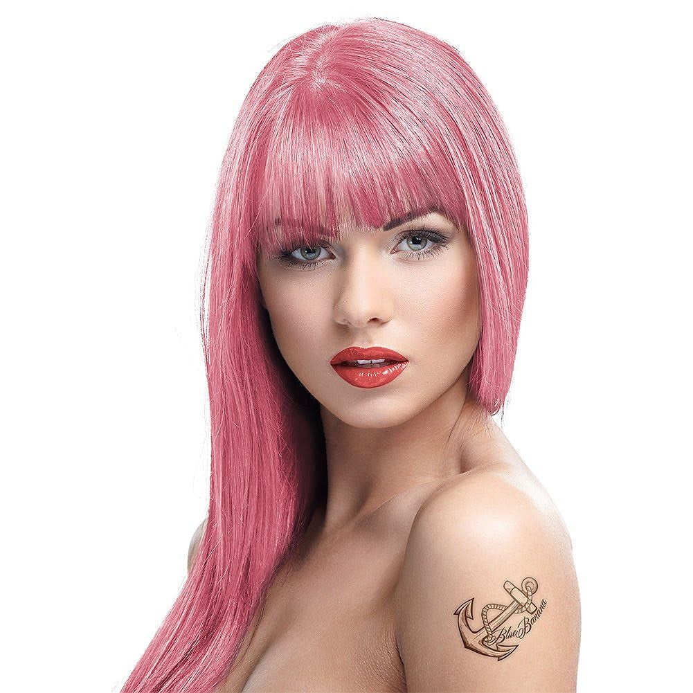 GO TOXIC Crema colorante semipermanente UV per capelli, 100 ml (1 confezione) Tintura per capelli Naty Shop Rose 200 Ml (1 confezione)