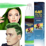 Tintura Per Capelli - Spray Colorante Per Capelli Verde Temporaneo Da 30ml, Tintura Per Capelli Naturale Spray Colorante Per Capelli Temporaneo, Tintura Per Capelli Lavabile Per Feste Cosplay Halloween (Verde) Tinture Per Capelli Naty Shop Green