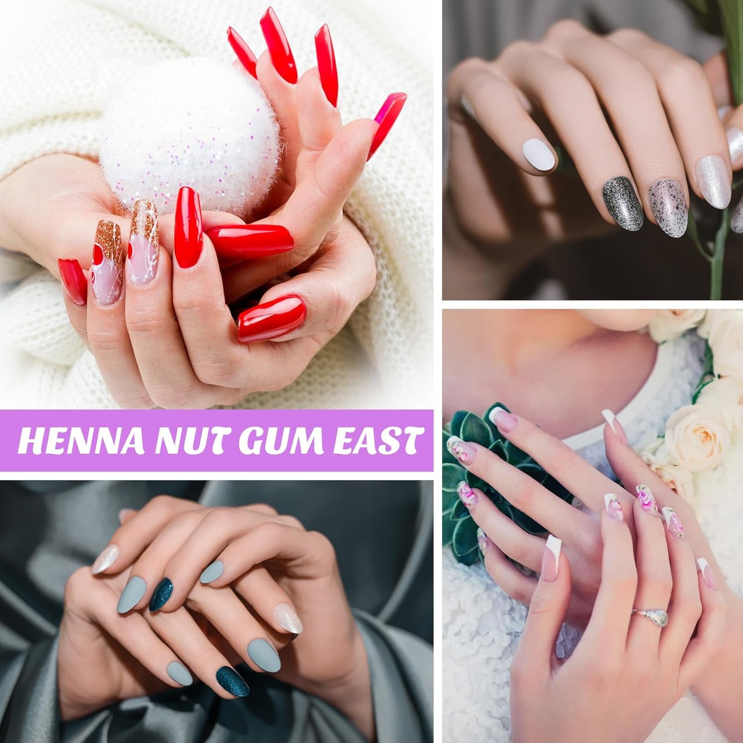 Tamponi di colla per unghie da 240 pezzi, foglio adesivo per unghie finte, 10 fogli adesivi biadesivi trasparenti e traspiranti super adesivi (gel gelatina) per manicure e unghie artificiali, incluso set manicure