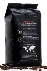 ARROSTO DEL DIAVOLO | Caffè in grani 1KG | Caffè estremamente forte | Caffè ad alto contenuto di caffeina | Robusta premium di