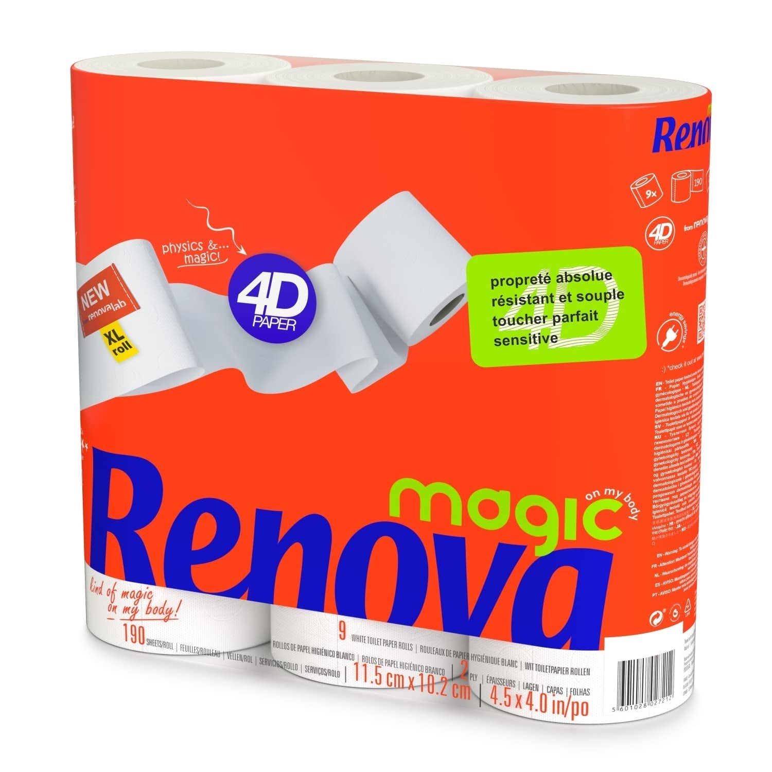 Carta igienica Renova - 9 rotoli