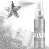 Spray commestibile glitter - Glitter commestibili 22G, polvere glitter commestibile per bevande, decorazioni per torte, macarons - Polvere glitter colorante alimentare, glitter commestibile per cocktail, muffin (Rosa)