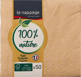 Tovaglioli di cotone Le Napage 50 25 X 25 cm, 3 veli, FSC bianco