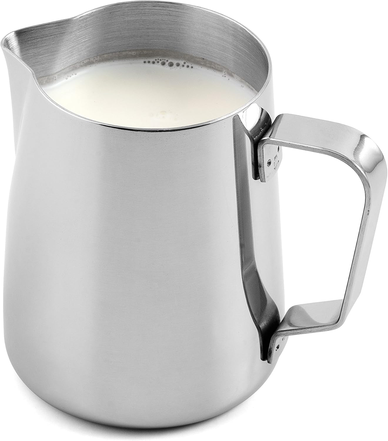 Tazza da latte, acciaio inossidabile, argento, 6 x 6 x 7 cm