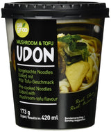 Allgroo Udon Cup Noodles Istantanei - Zuppa Udon Saporita e Piccante ai Frutti di Mare - Preparazione Rapida (1 x 173g)