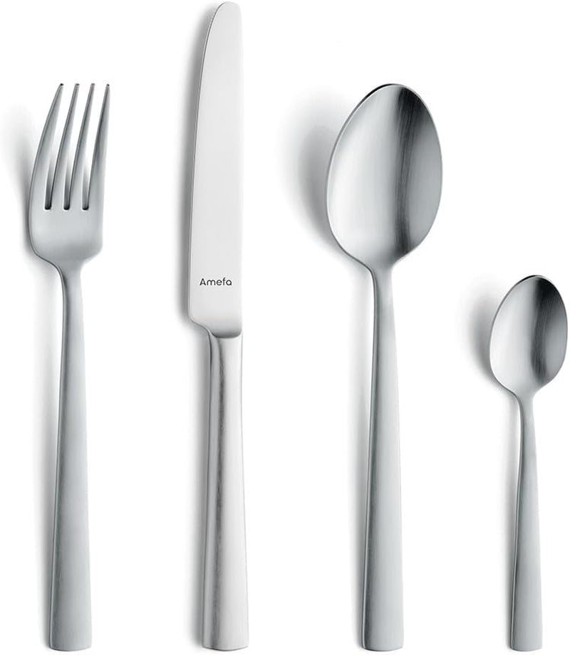 Amefa Ventura Set Posate 6 Persone, 24 Parti, Acciaio Inossidabile 18/0, Cucina Naty Shop