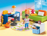 Casa delle bambole 70985 Casa delle bambole pieghevole con maniglia, giocattolo per bambini dai 4 anni in su e casa delle bambole 70209 Camera per adolescenti con figura della ragazza e accessori, 4+