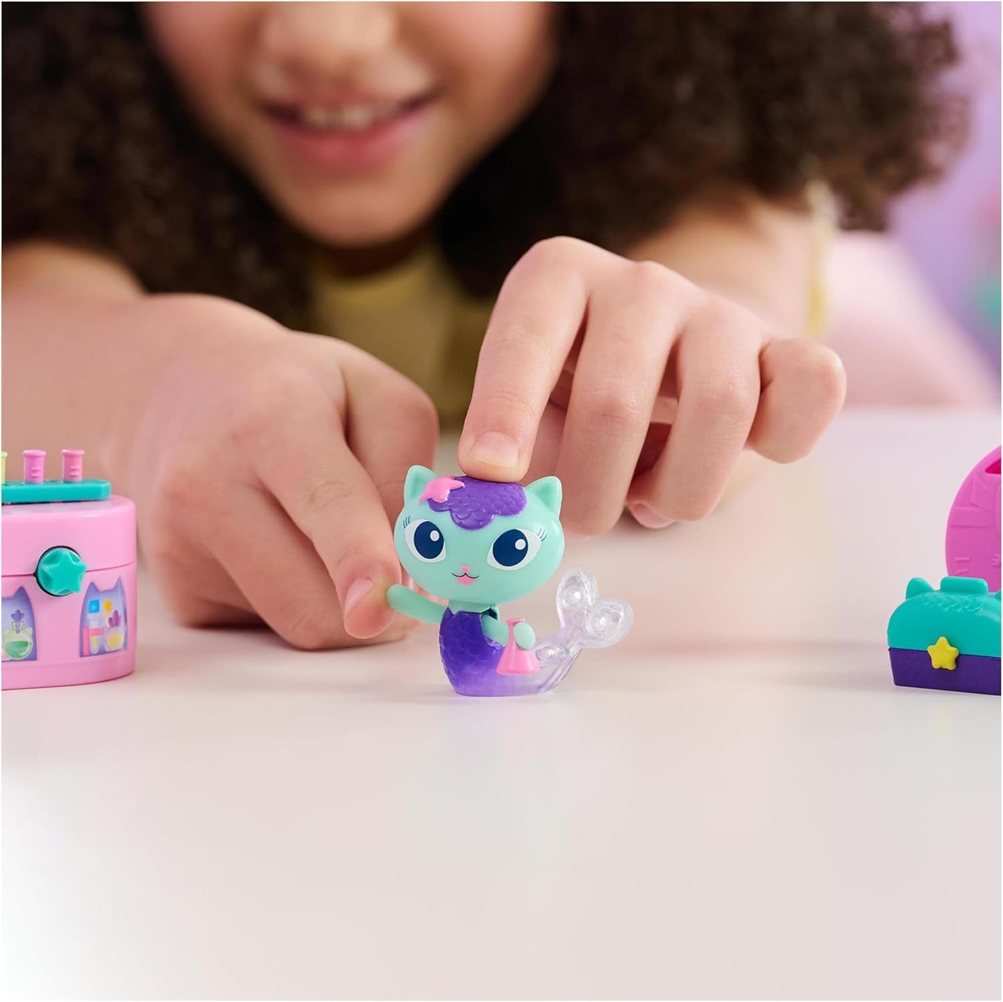 Gabby™S Casa delle bambole, set di mobili Bobble Kitty con figura di gatto suricati con mobili e accessori per casa delle bambole, dai 3 anni in su Case delle bambole Naty Shop