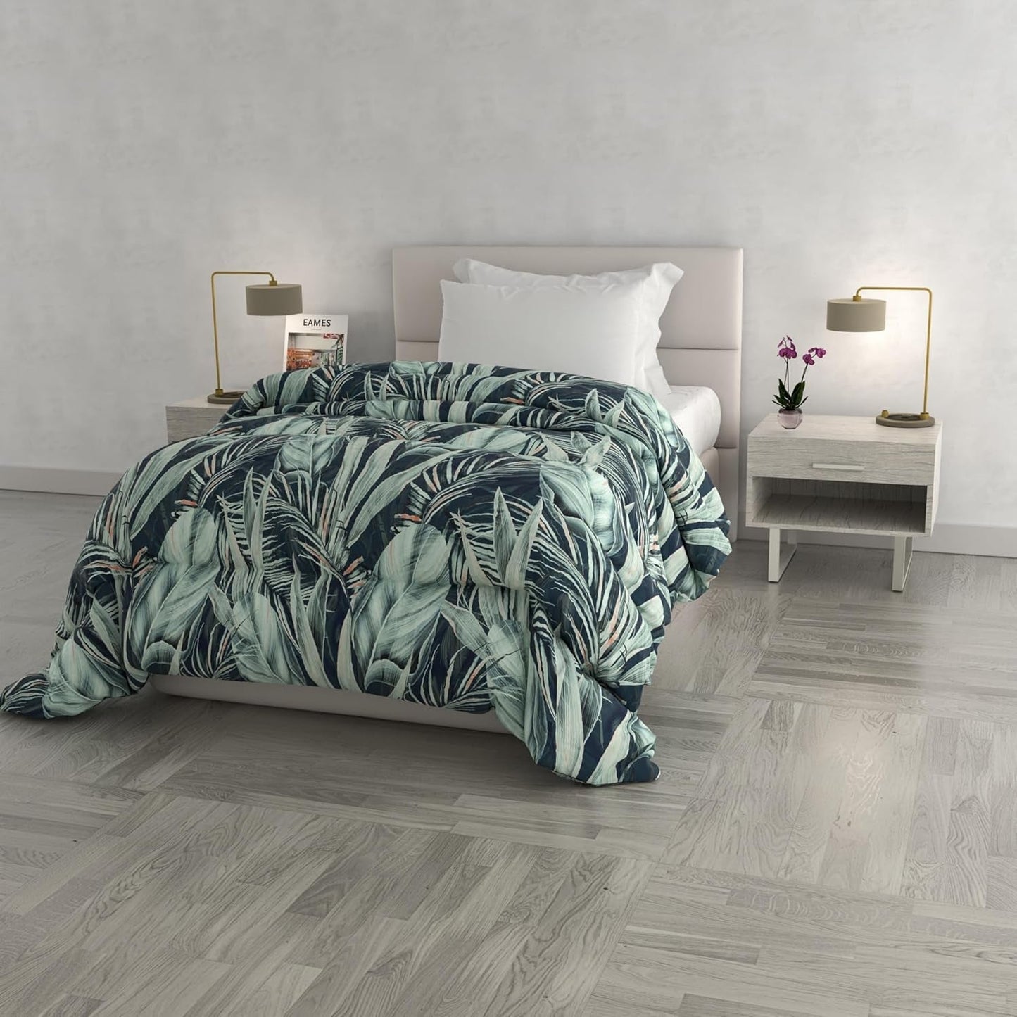 Trapunta invernale alla moda, Florence, 260X260Cm Trapunte e trapunte Naty Shop Tropical 220X260Cm