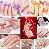 8 Boxen Nail Art Strass Kit - Nail Art Gemischt Strass Set, Nagel Kunst Strasssteine ​​​​Gems Perlen Edelsteine ​​​​Bunt Pferdeaugen Strass Für Nageldesign Zubehör Con 1 Pinzetten e 1 Strass Picker Für DIY