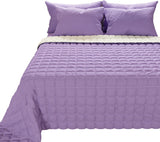 PETTI Artigiani Italiani - Copriletto singolo, copriletto double face, copriletto primaverile, blu notte, bianco, 100% Made in Italy Trapunte e trapunte Naty Shop Rosa Letto 180 (260 X270 Cm)