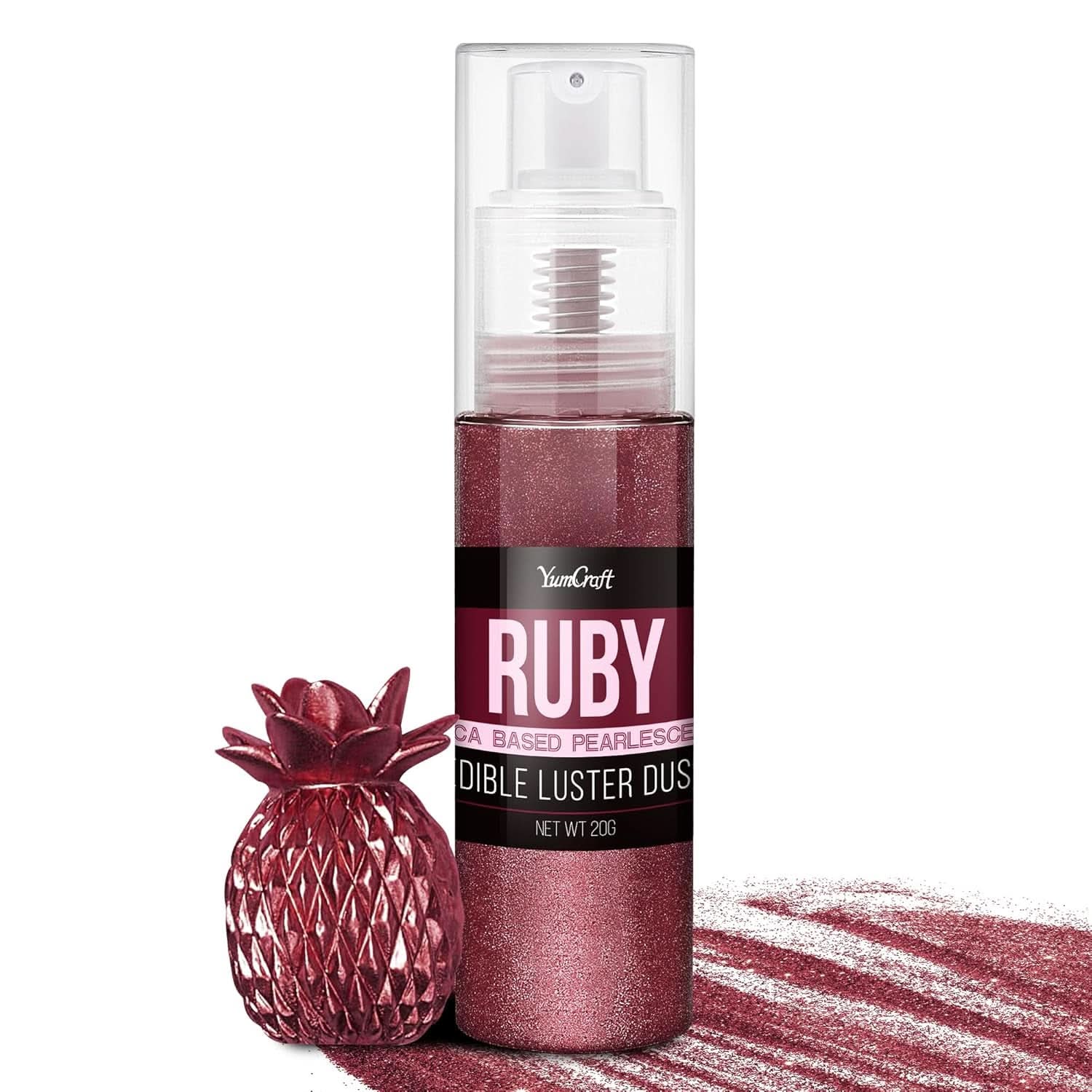 Spray commestibile glitterato, 20 grammi Naty Shop Rubin