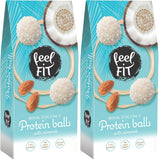 Praline al cocco senza zucchero con mandorle, Feel FIT, senza zuccheri aggiunti, 17% proteine, 63 g