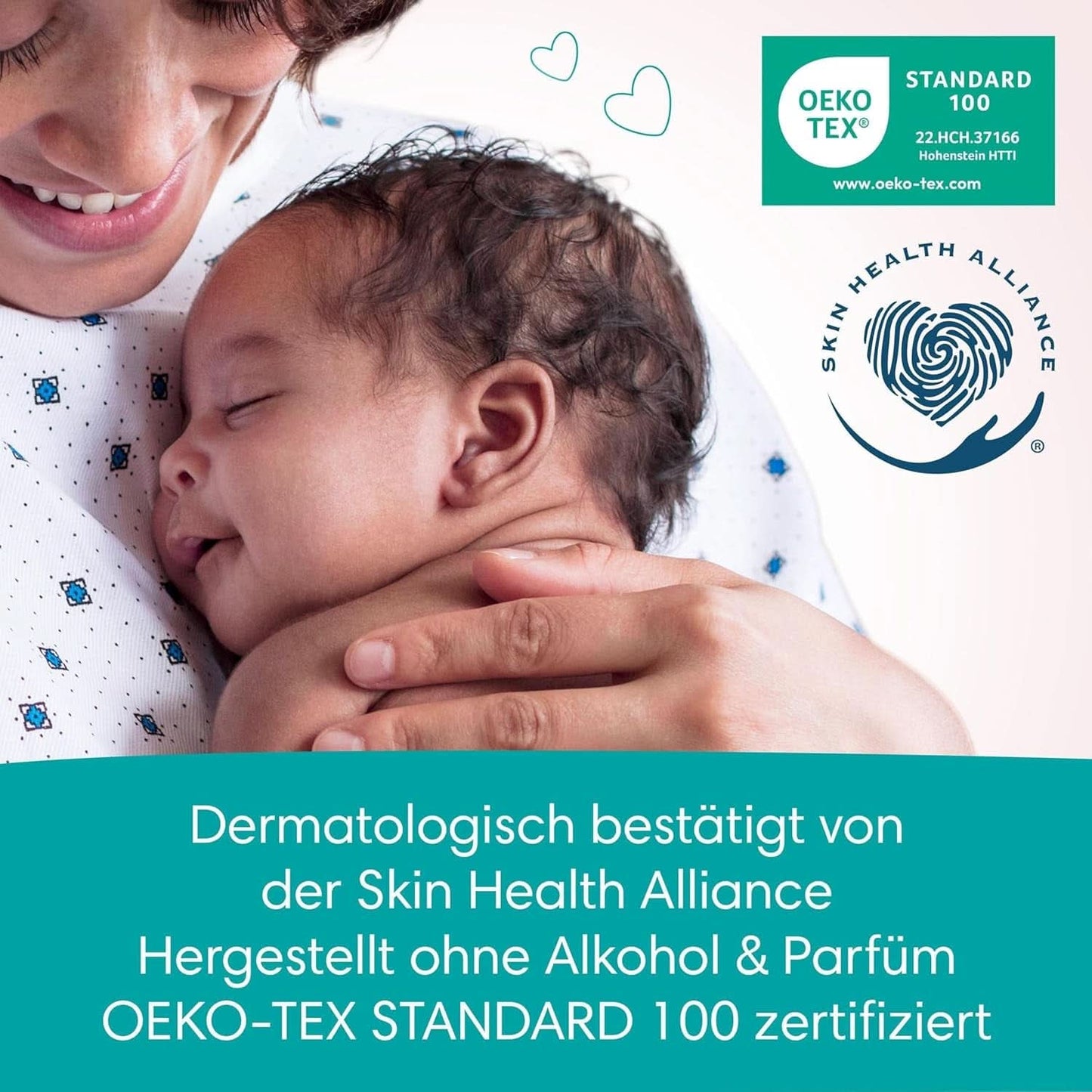 Pampers Sensitive Feuchttücher 5 Packungen Mit 52 Stück - 260 Feuchttücher, Ohne Duft, Für Eine Sanfte und Weiche Reinigung Naty Shop
