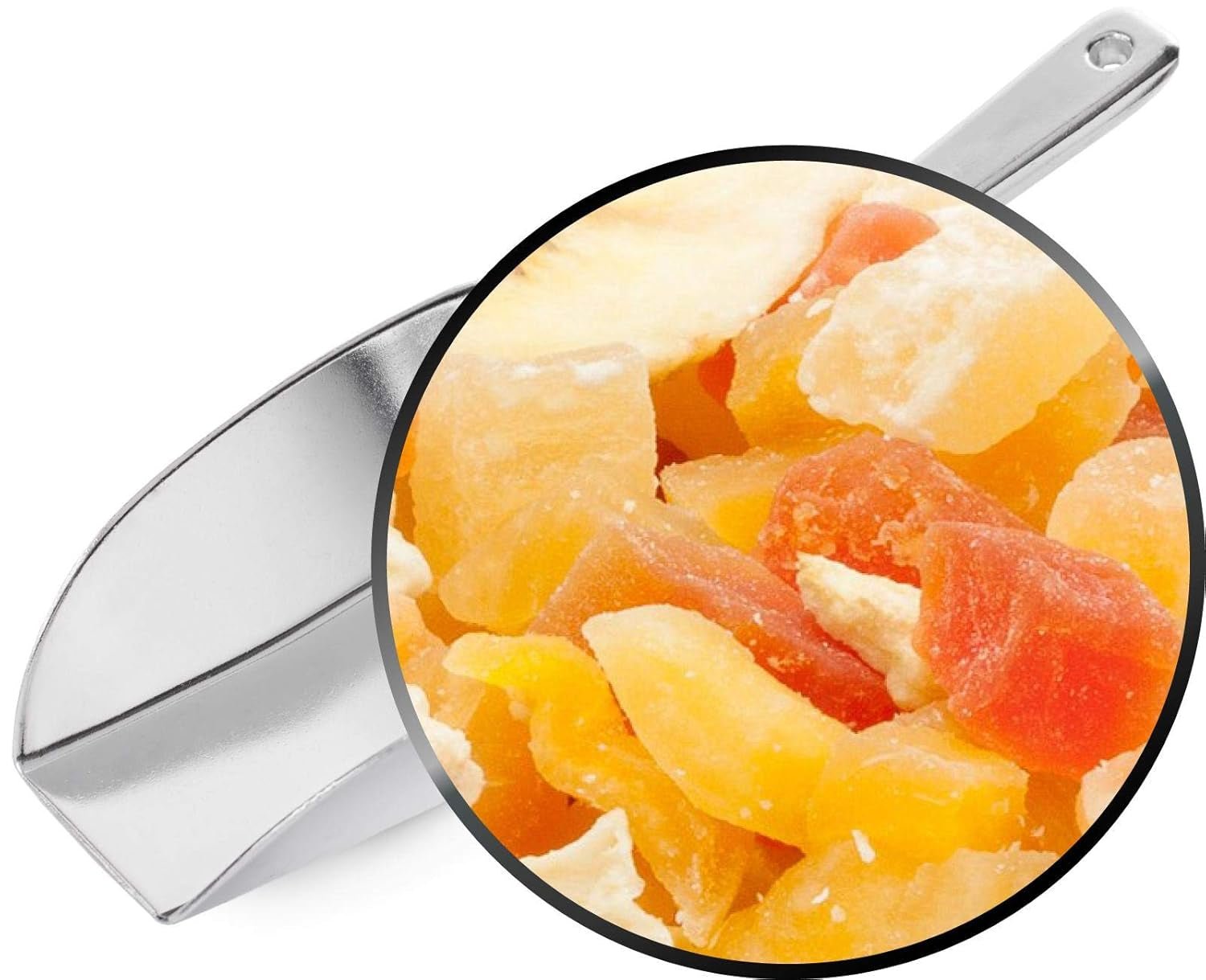 1 x 3 kg mix di frutta esotica pezzi di frutta candita papaya mango anguria ananas cocco mela banana a basso contenuto di grassi a basso contenuto di sale vegetariano senza glutine senza lattosio Prodotti disidratati Il mio negozio