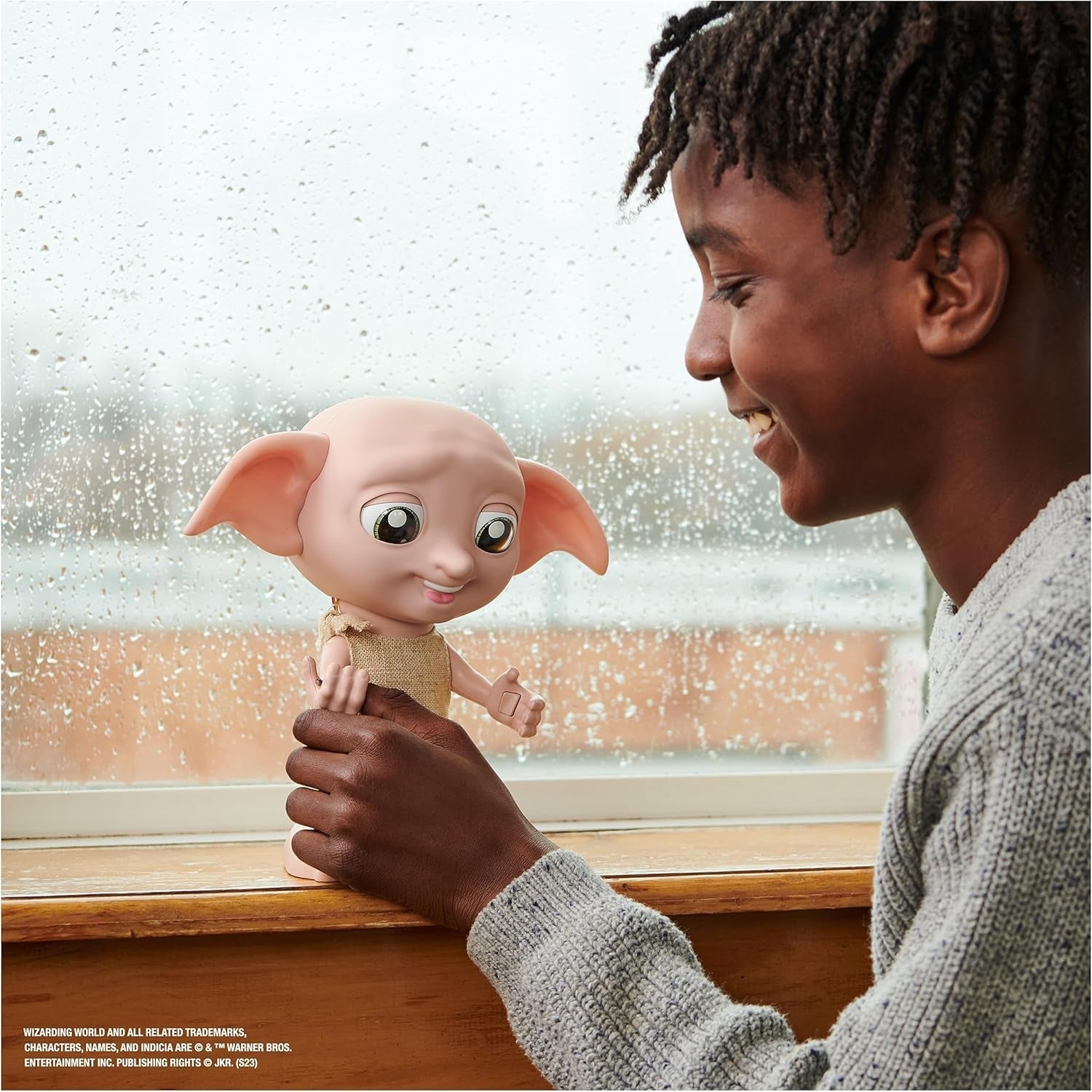 Wizarding World Harry Potter - Bambola interattiva Dobby House Elf con oltre 30 suoni, frasi e movimenti, tedesco-italiano, giocattolo per 6 anni, Fan Article Dolls Naty Shop