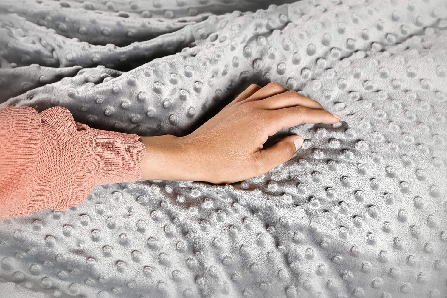 Kanguru Calmya, Coperta con peso 10,5 kg, Aiuta ad addormentarsi e a dormire meglio, Adatta a persone con peso corporeo superiore a 90 kg Piumini e trapunte Naty Shop