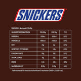 Confezione da 5 barrette di cioccolato Snickers al caramello di arachidi | Snack calcio | (1x5x50g)