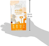MjAMjAM - Cibo umido premium per gatti - Busta comprimibile - Pollo succoso con deliziose carote Confezione da 12 (12 x 125 g) Senza cereali con carne extra