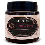 VEGAIROA - Curly Plex Mask - Maschera per ricci definiti senza effetto crespo - Cura idratante profonda - Per capelli ricci o ondulati - Prodotto professionale per parrucchieri vegani - Naty Shop Hair Mask 300ml Titolo predefinito