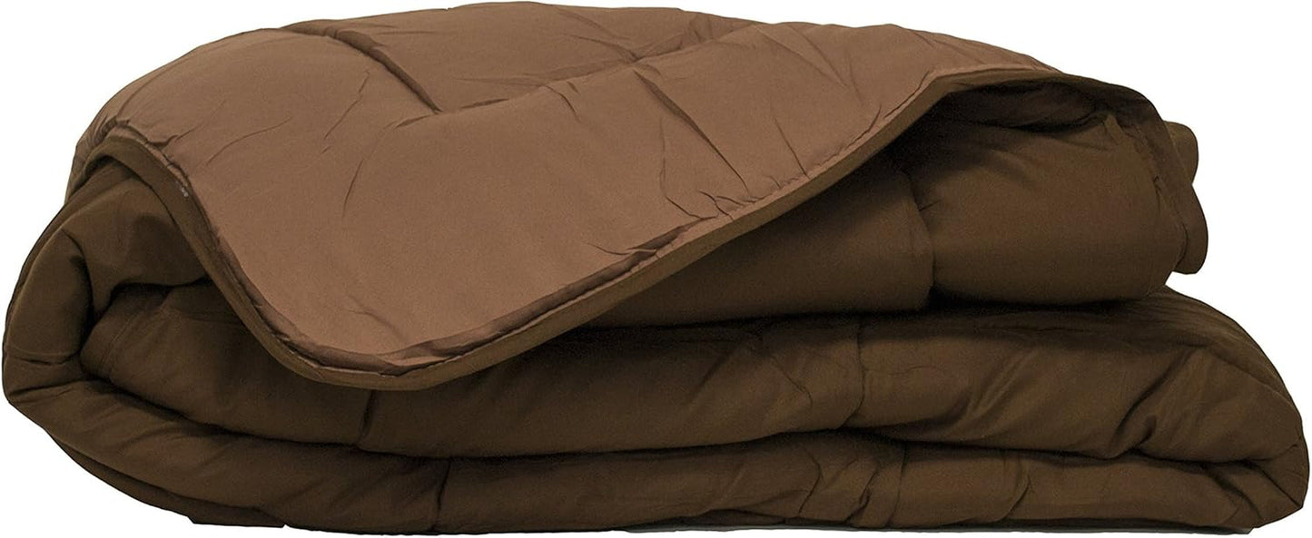Couette CALGARY Cioccolato/Corail 140 Piumini e Trapunte Naty Shop 200X140X1 cm