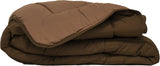 Copripiumino Calgary Poliestere Cioccolato/Mocca, Poliestere, Cioccolato/Moka, 240X220X1 Cm Piumini e Trapunte Naty Shop 220X160X1 cm