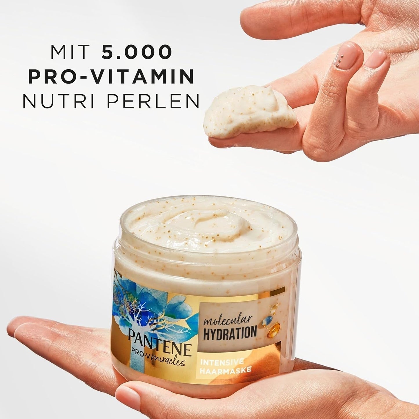Maschera intensiva per capelli Pantene Pro-V Deep Hydration con biotina 300ml. Pro-V Miracles terapia intensiva per capelli secchi. Capelli più morbidi dopo la prima applicazione. Adatta per l'uso quotidiano Maschera per capelli Naty Shop