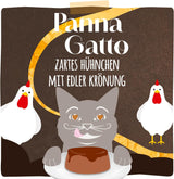 MjAMjAM - Cibo umido premium per gatti - Panna Gatto - pollo tenero con guarnizione nobile, confezione da 12 (2x80g), senza cereali