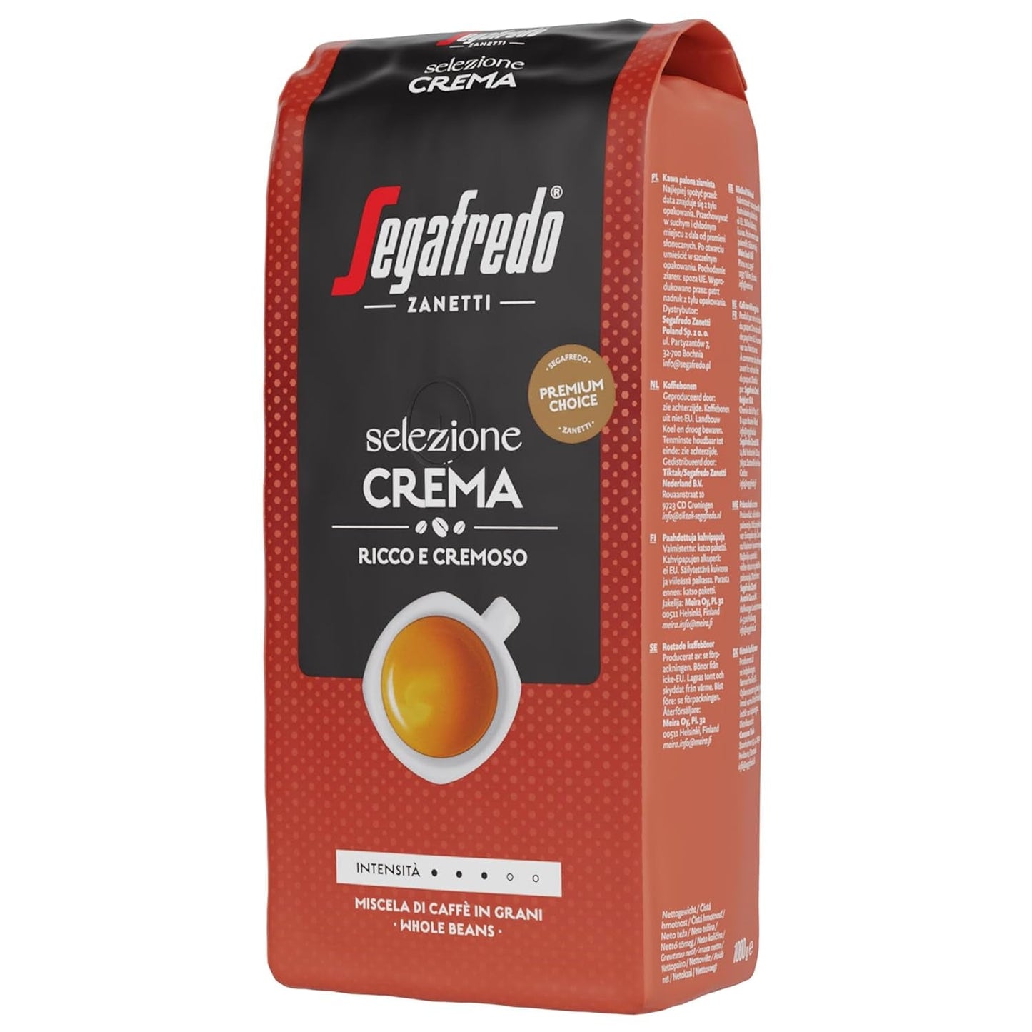 Segafredo Zanetti Selezione Crema di Fagioli, conf. da 6 (1 x 1 kg)
