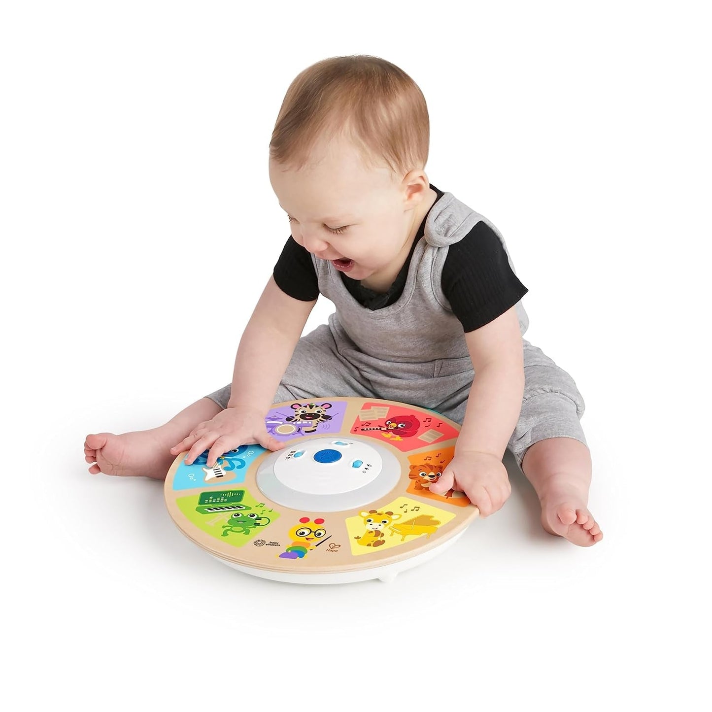 Baby Einstein, Hape, Cal's Smart Sounds Symphony Magic Touch Gioco di attività elettronico in legno in 3 lingue (inglese, francese e spagnolo), 3 modalità, dai 6 mesi Giocattoli per bambini Naty Shop