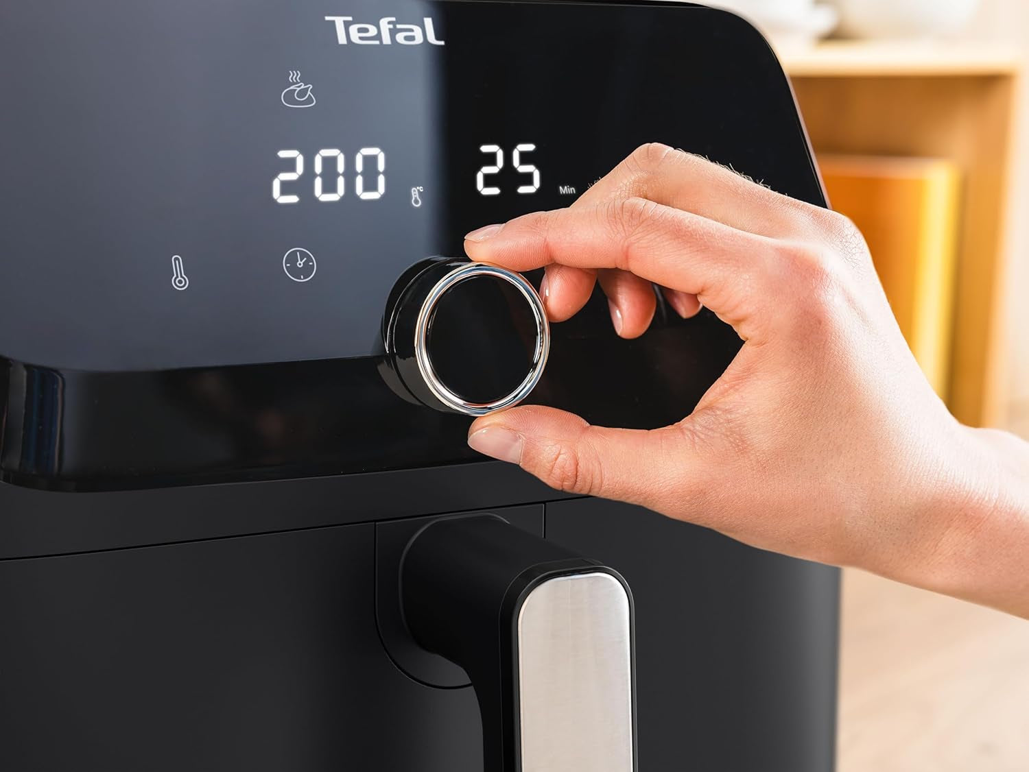 Friggitrice ad aria calda Tefal Easy Fry Mega, capacità 7,5 litri, fino a 8 persone, EY8558E0 Elettrodomestici Naty Shop
