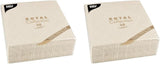 Papstar, 50 tovaglioli "ROYAL Collection" piega 1/4 40 Cm X 40 Cm champagne "Elegance", #86497