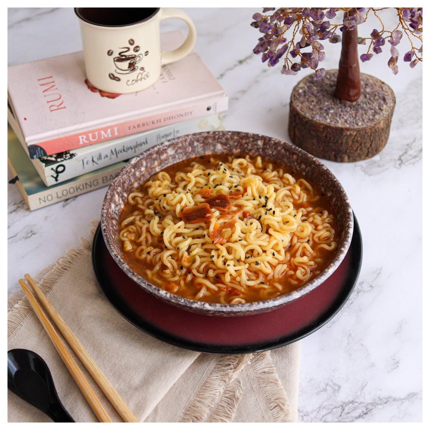 NONGSHIM - Noodles piccanti istantanei rossi Shin - 6 X 120 GR - Confezione multipla