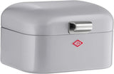 Wesco 235 001 Cestino per il pane Mini Grandy 17 x 18 x 12 cm (L/L/A) rosa, acciaio inossidabile Contenitori per alimenti Naty Shop Cool grey
