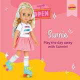 Glitter Girls - Sunnie Dolls - Bambola Articolata Sunnie 36 cm - Capelli Biondi e Occhi Verdi - Giocattolo da 3 Anni in su
