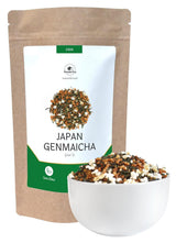 Tè verde giapponese Genmaicha con riso tostato, 50% Kagoshima Sencha, tè verde sfuso premium, miscela tradizionale, senza aromi aggiunti, 100 g | Wondertea Tè verde giapponese Genmaicha