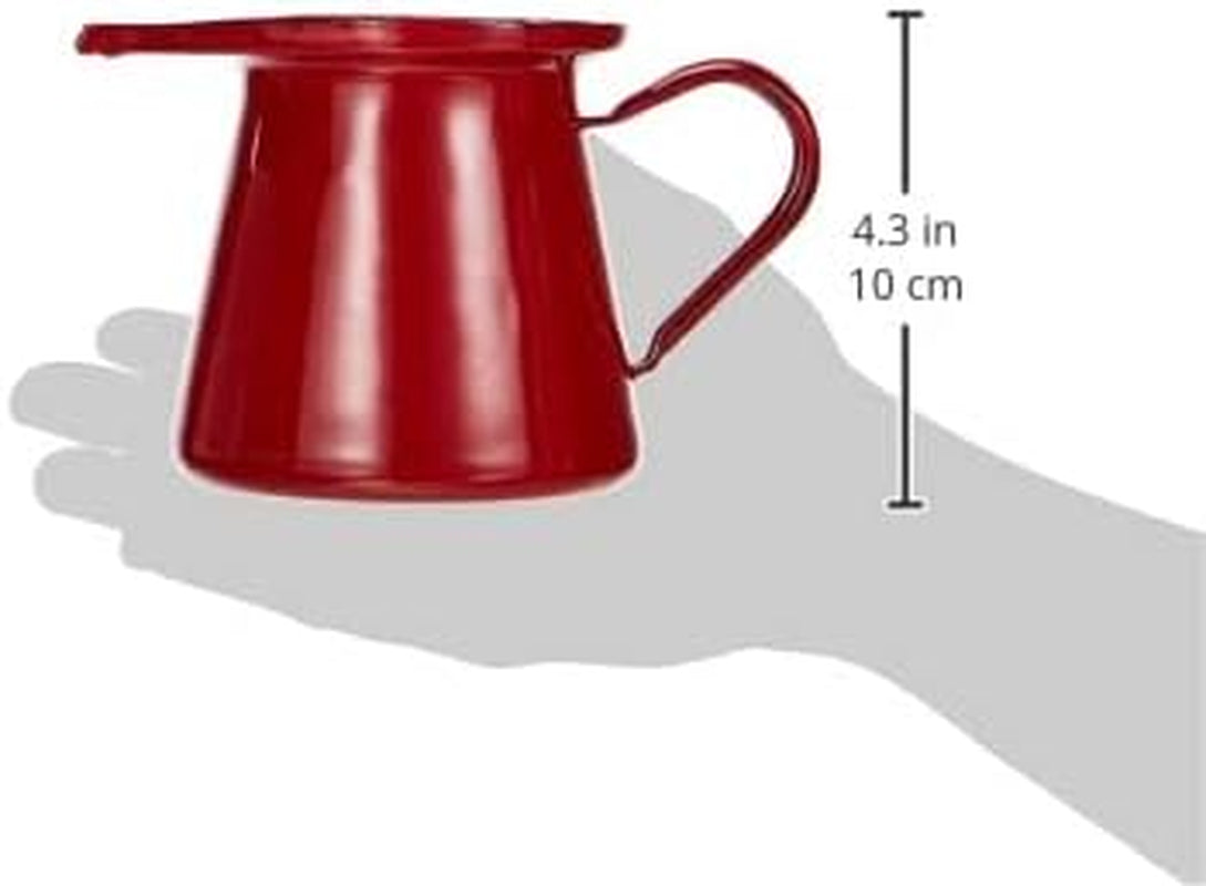 910550 – Bicchiere da latte rosso, porzioni da 0,50 litri.