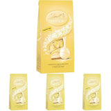 Palline di cheesecake al cioccolato Lindt LINDOR | Busta da 137 g | Cioccolato al latte con ripieno di cheesecake che si scioglie in bocca | Regalo di cioccolato | Regalo di cioccolato | LINDOR 75 Anni (Confezione da 4)
