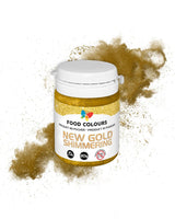 Glitter commestibili con effetto metallico, New Gold Shimmering, 20 grammi Titolo predefinito Glitter Naty Shop