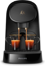 Macchina per caffè espresso a capsule PHILIPS LM8012/60 - Due dosi, Doppio piacere, 1 o 2 tazze, Ristretto, Espresso, Lungo o Grand Café Long, Doppia capsula, Qualità espresso genuino, Piano Black