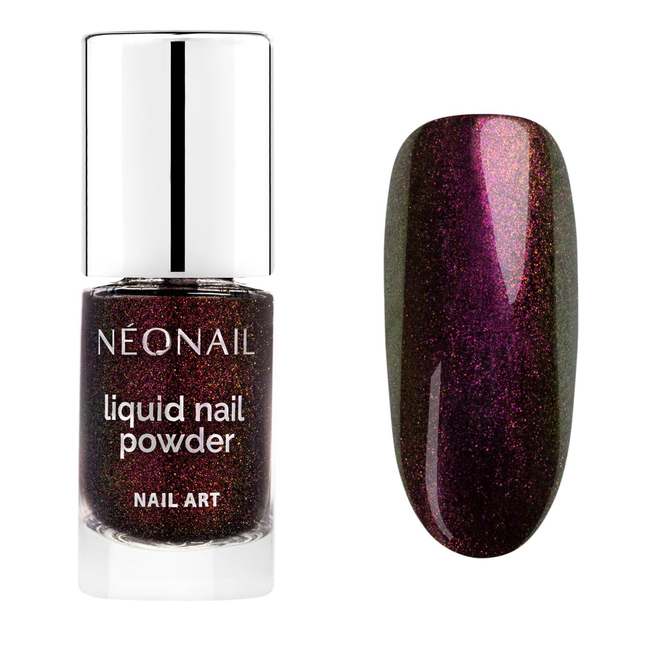 NÉONAIL Polvere liquida per unghie Chameleon 04 - Flüssiger Nagelpuder - Polvere per unghie cromata - Glitzer Nägel Puder - Nail Art - Nageldesign Zubehör - Polvere glitterata - Chrom Nagelpuder - Verde, Gelb - 6,5 Ml