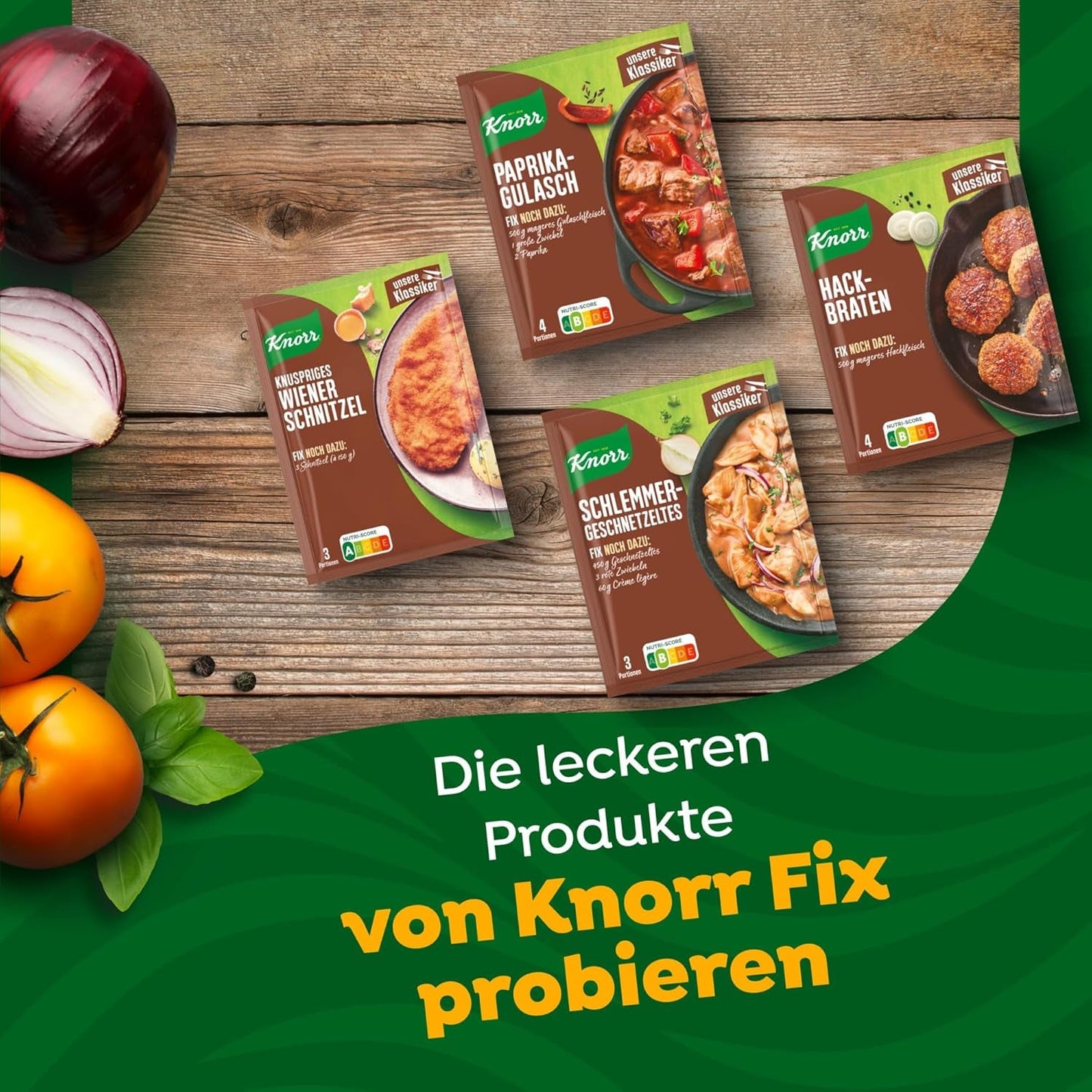 Knorr Fix Würzmischung Schlemmer-Geschnetzeltes für ein leckeres Fleischgericht ohne geschmacksverstärkende Zusatzstoffe 43 g 1 pezzo