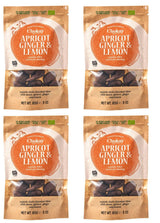Set di 4 bocconcini biologici - Mandorle alla cannella/Mandorle alla cannella in cioccolato fondente belga/Senza zuccheri aggiunti, senza dolcificanti/VEGAN e COMMERCIO EQUO / 4 x 85 g