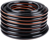 BLACK+DECKER Tubo da Giardino 15 metri - Ø19MM - PVC resistente - Irrigazione del giardino, lavaggio dell'auto, riempimento della piscina - Compatibile con qualsiasi rubinetto standard - Nero/Arancione