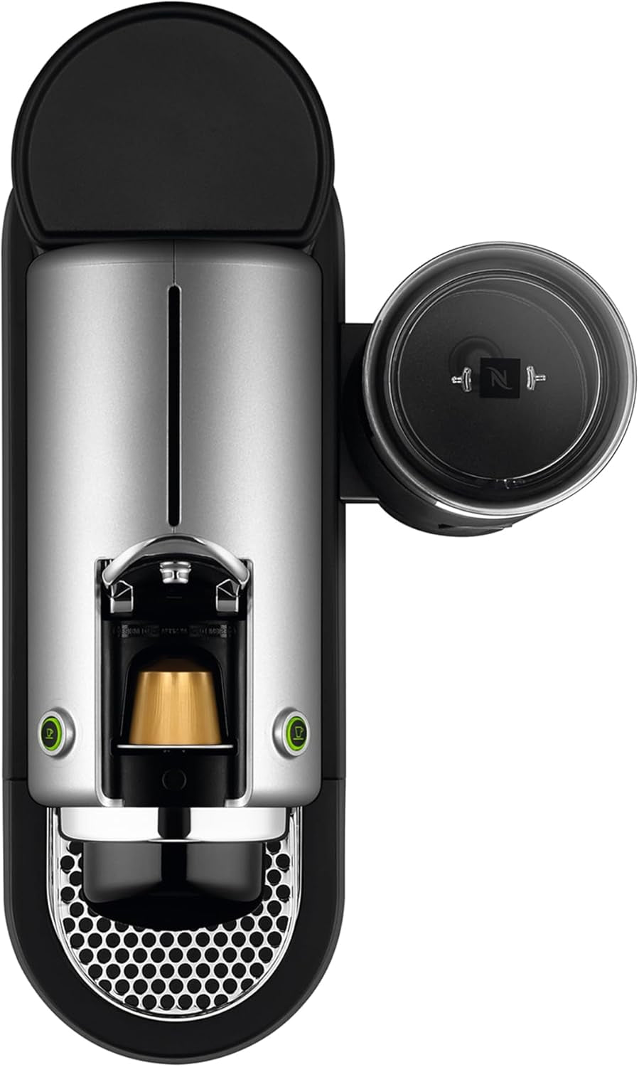 Macchina per caffè espresso con capsule Nespresso XN761B Citiz&Milk | Modalità standby automatica | 1260 watt | Capacità serbatoio acqua: 1 l | Pressione della pompa: 19 bar | Argento